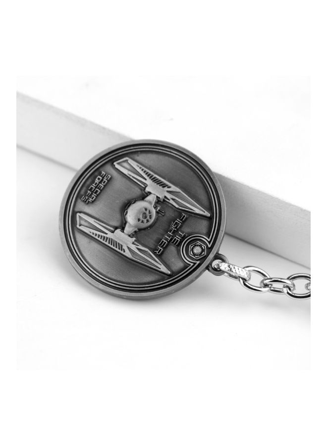 GObuy Star Wars Special Forces Alphabet Sign Key Chain Silver - Image 2