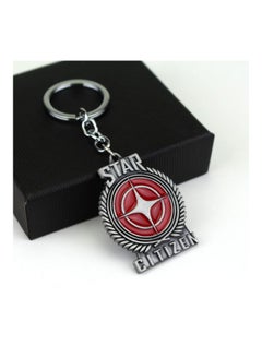 Tengen Cone Key Chain Ring Red/Silver - v1564839549/N28763715A_2