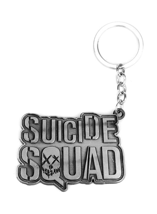 GObuy Suicide Squad Sign Key Chain Ring Silver  - Image 1