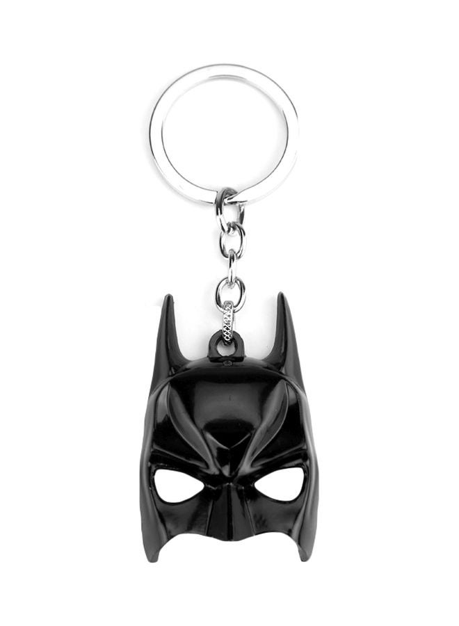 جو باي سلسلة مفاتيح بتصميم قناع باتمان أسود/فضي - Image 1