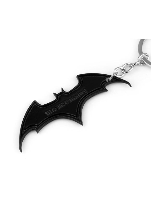 GObuy - Batman Shaped Key Chain Black - Image 1
