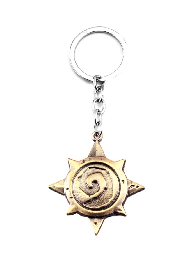 GObuy HearthStone Logo Edition Key Chain Bronze/Silver - Image 1