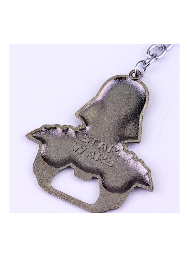 GObuy Star Wars Black Warrior Key Chain Ring Grey  - Image 3
