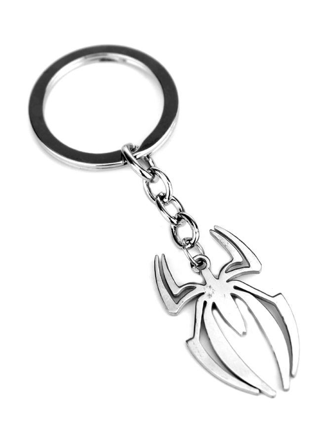 جو باي سلسلة مفاتيح بتصميم سبايدر مان فضي - Image 1