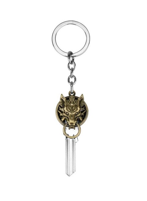 Final Fantasy Wolf Sign Key Tags And Chain Bronze/Silver