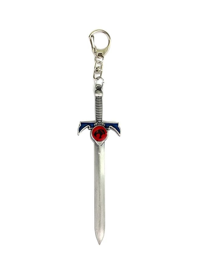 سلسلة مفاتيح على شكل نموذج لسيف من سلسلة الرسوم المتحركة Thundercats فضي / أحمر - Image 1