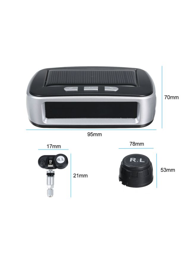 Generic Car Tire Pressure Solar Energy Monitoring System With 4 Internal Sensors  - Image 2
