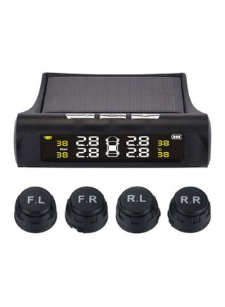 Car Tire Pressure Solar Energy Monitoring System With 4 External Sensors - v1564839633/N28832245A_1