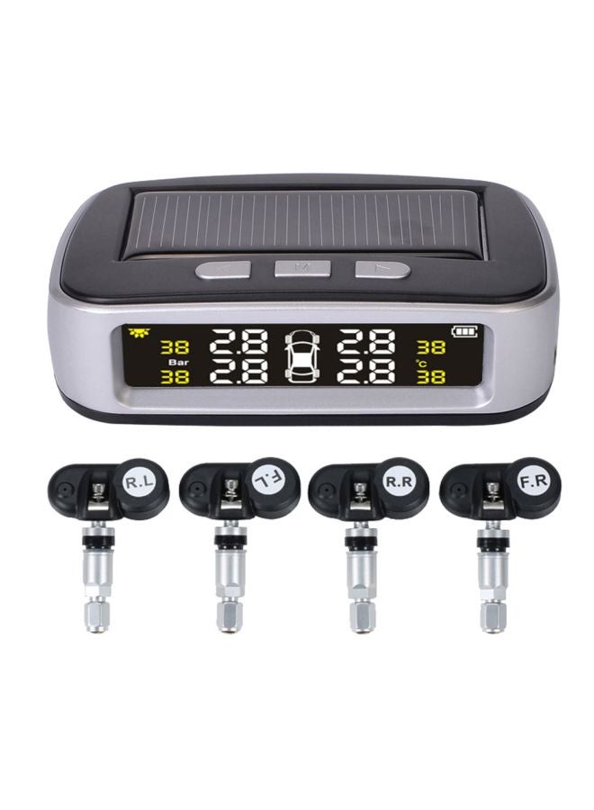 Generic Car Tire Pressure Solar Energy Monitoring System With 4 Internal Sensors  - Image 1