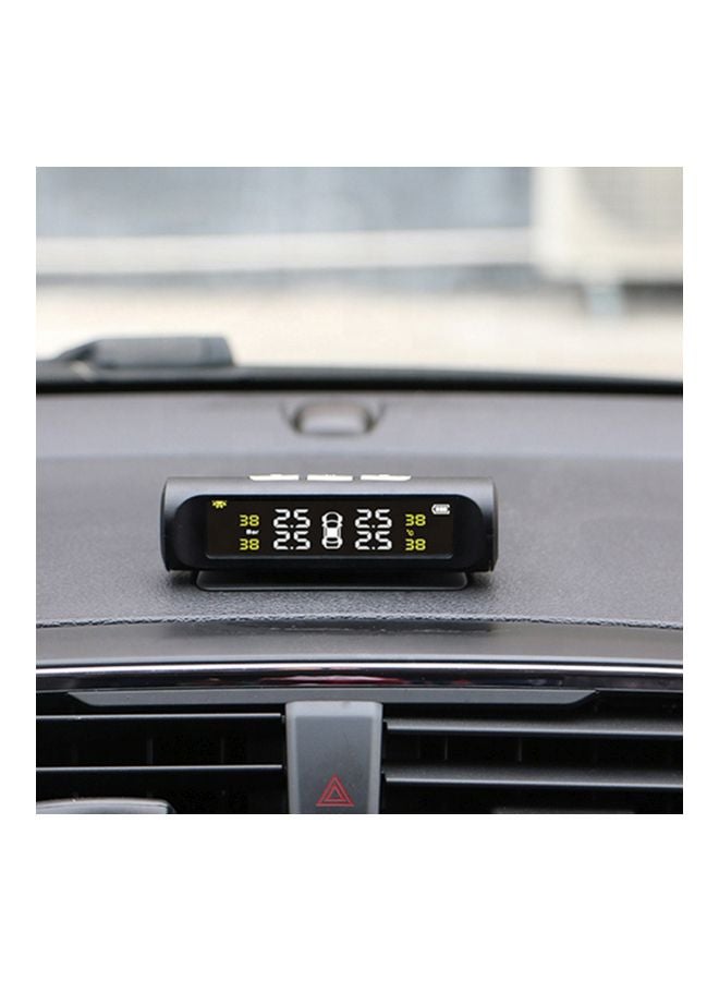Generic - Car Tire Pressure Solar Energy Monitoring System With 4 External Sensors - Image 1