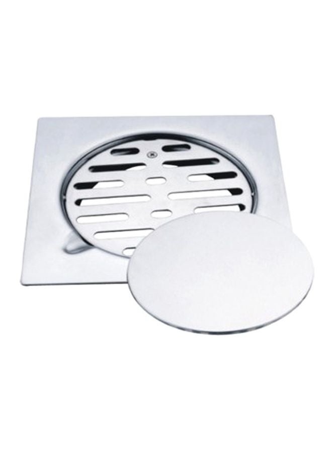 DANUBE HOME Milano Floor Drain Silver 10x10centimeter - Image 1