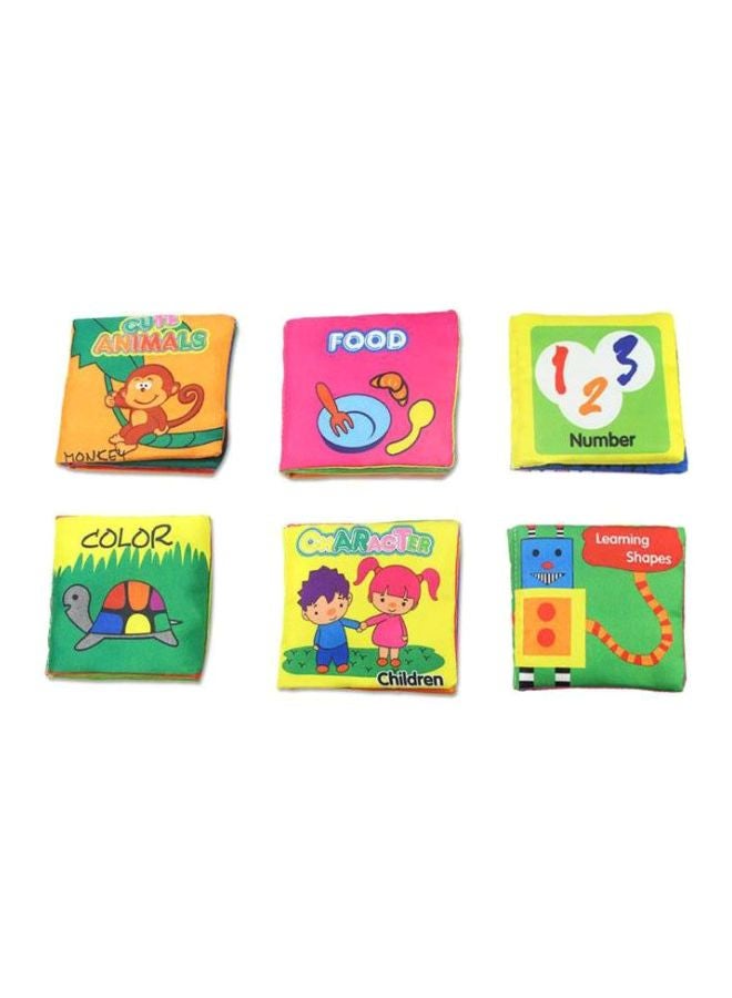 ال دبليو مجموعة كتب بتصميم رسومات كرتونية مكونة من 6 قطع طراز Set000X4XXN