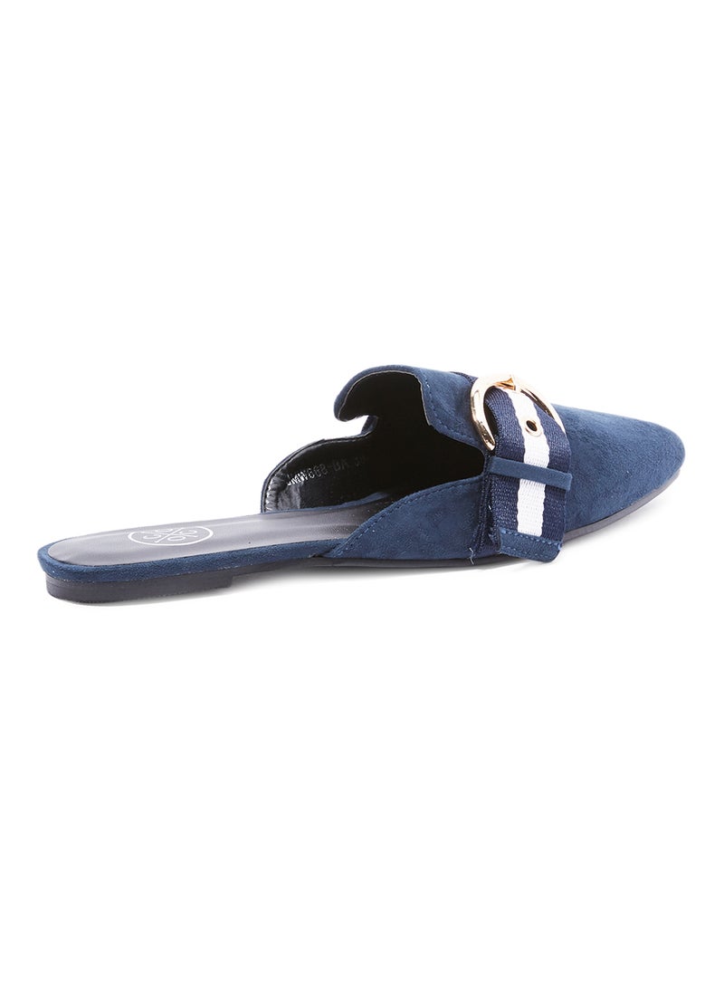 Coco - Stephanie Tape Slip-Ons Navy - Image 1