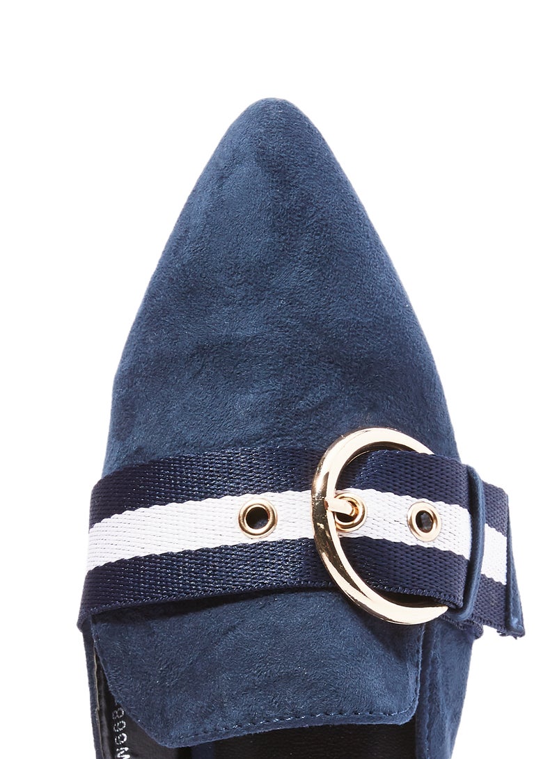 Coco - Stephanie Tape Slip-Ons Navy - Image 1