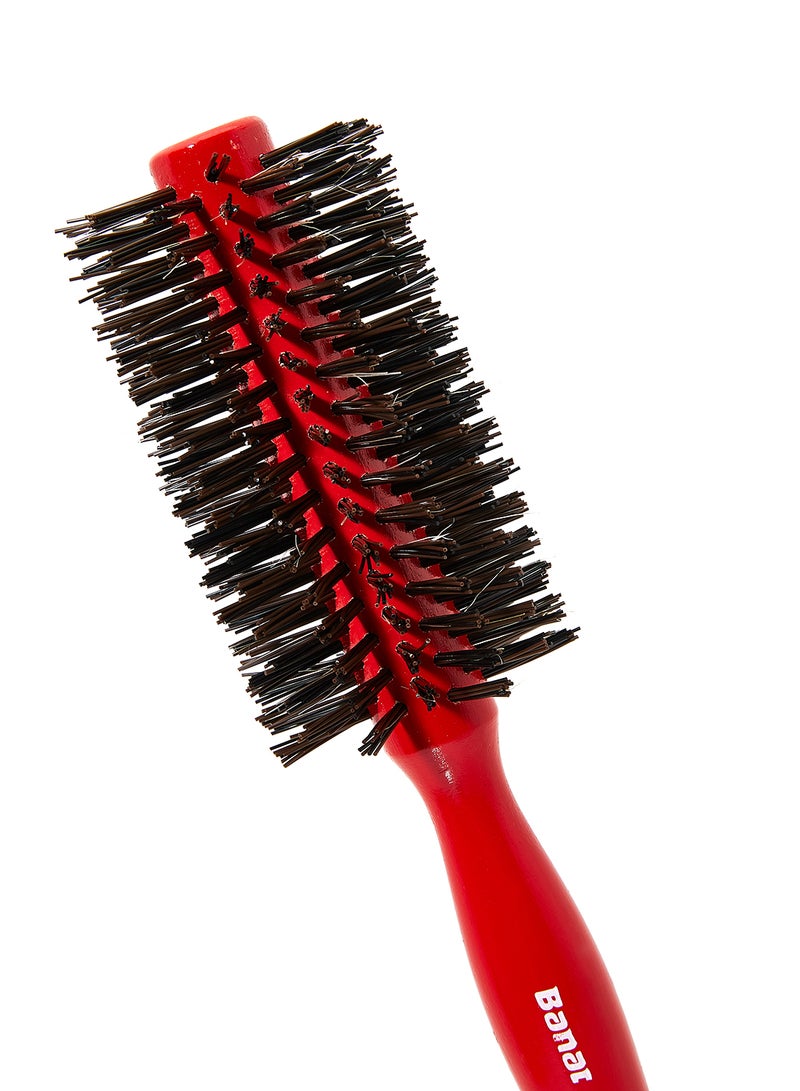 Banat Professional Hair Brush Red/Black - Image 2