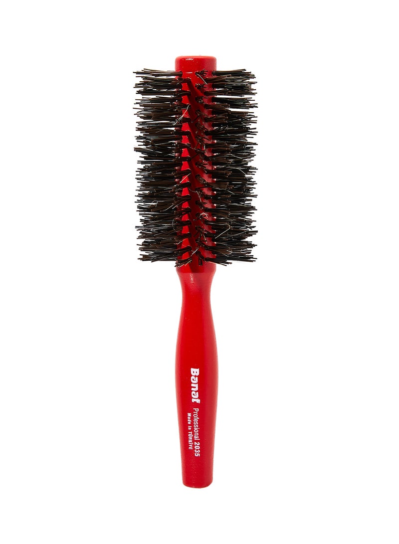 Banat Professional Hair Brush Red/Black - Image 1