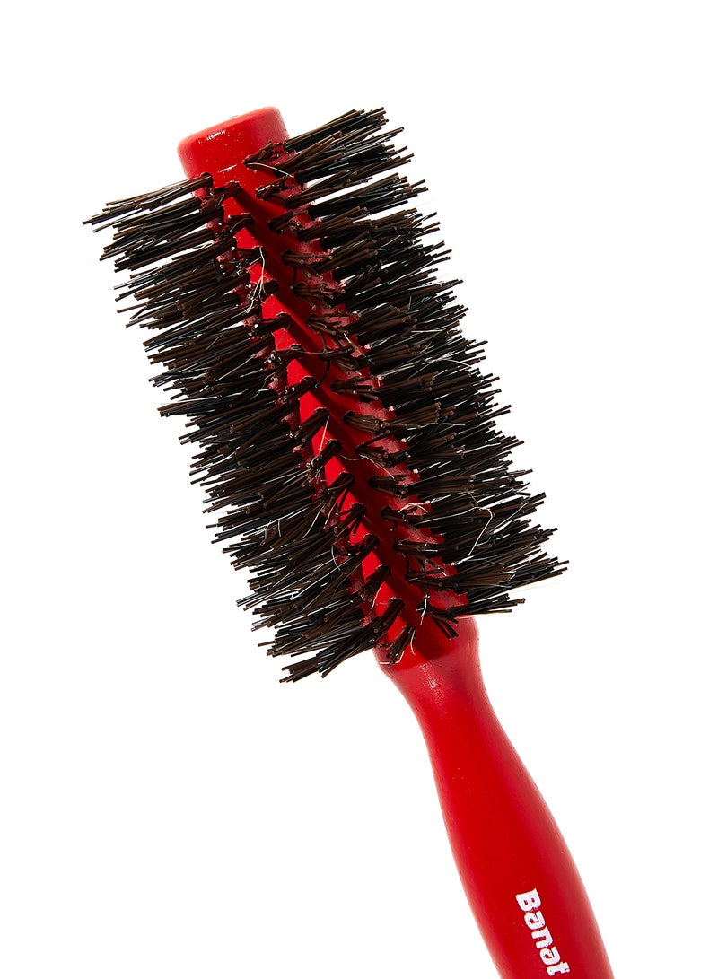 Banat Professional Hair Brush Red/Black - Image 2