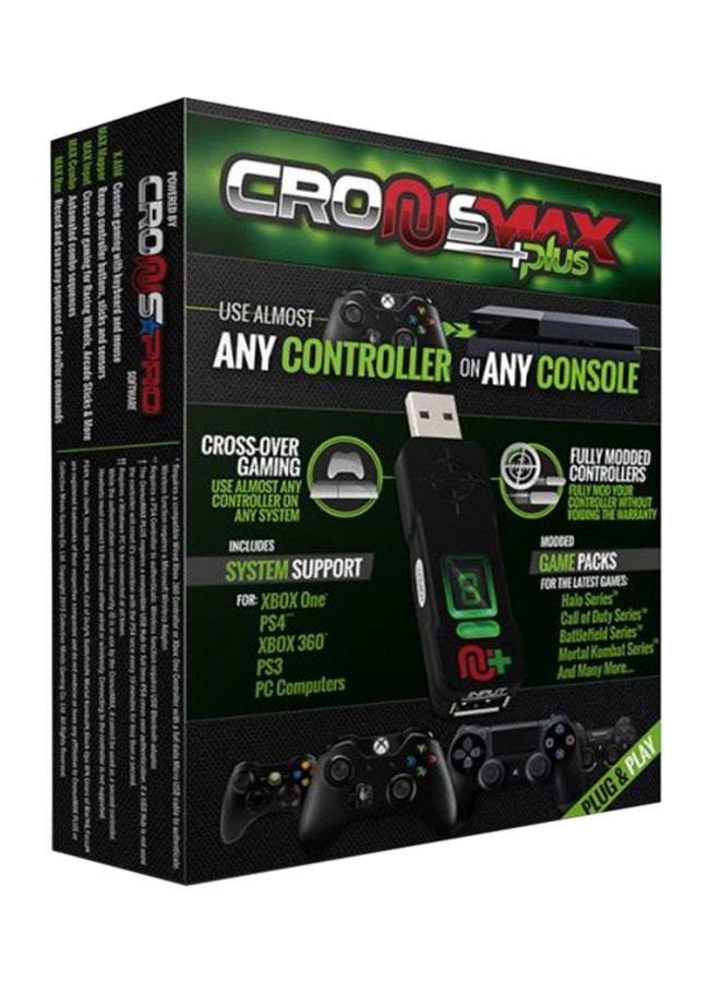CronusMax - Plus With Bluetooth Dongle And Sound Card For PS4/PS3/Xbox One/Xbox 360/Windows PC Black - Image 1