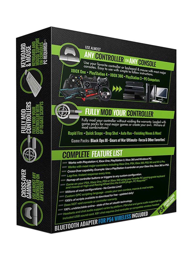 CronusMax - Plus With Bluetooth Dongle And Sound Card For PS4/PS3/Xbox One/Xbox 360/Windows PC Black - Image 1
