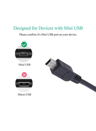 كابل شحن USB بمنفذ ميني USB لذراع تحكم جهاز الألعاب بلايستيشن 3 - view 2