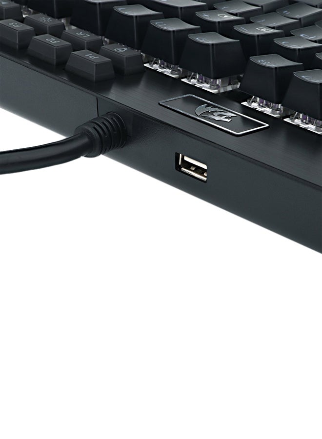 REDRAGON - K550 YAMA RGB LED Backlit Programmable Gaming Wired Keyboard- Purple switch - Image 1