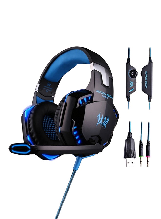 KOTION EACH Stereo On-Ear Wired Gaming Headset With Microphone For PS4/PS5/XOne/XSeries/NSwitch/PC - Image 5