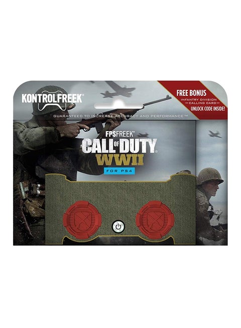2-Piece Call Of Duty WWII Thumbstick Grip For PS4/PS5 Controller