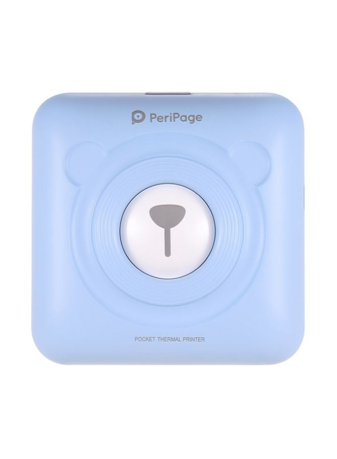 GOOJPRT Wireless Mini Pocket Thermal BT Printer Blue/White - Image 2