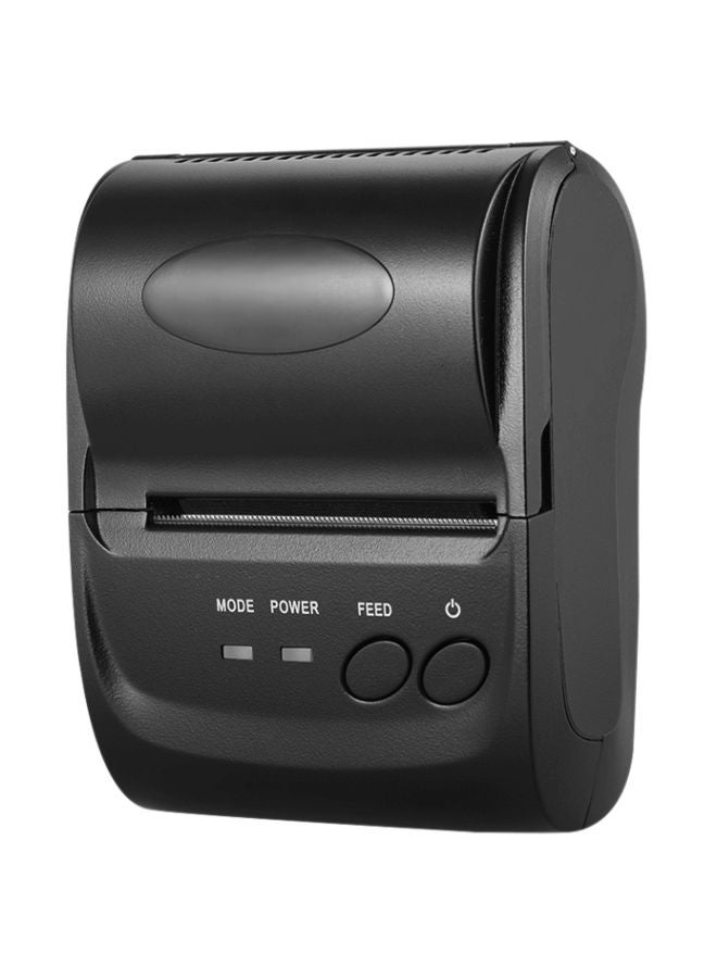 دوكولر طابعة حرارية لاسلكية مزودة بمنفذ USB أسود - Image 1