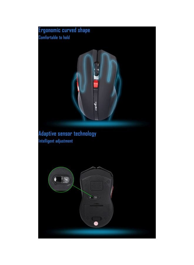 إتش إكس إس جيه - ماوس ألعاب لاسلكي X50 بمستقبل USB - Image 1
