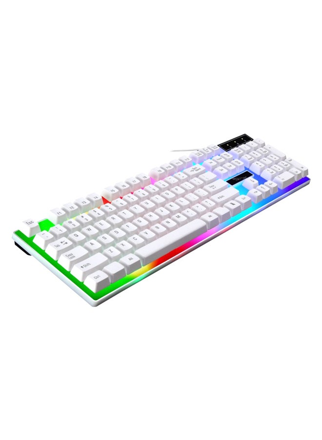 BALDR G21 LED Rainbow Backlit USB Wired Gaming Keyboard and Mouse Set  - Image 1