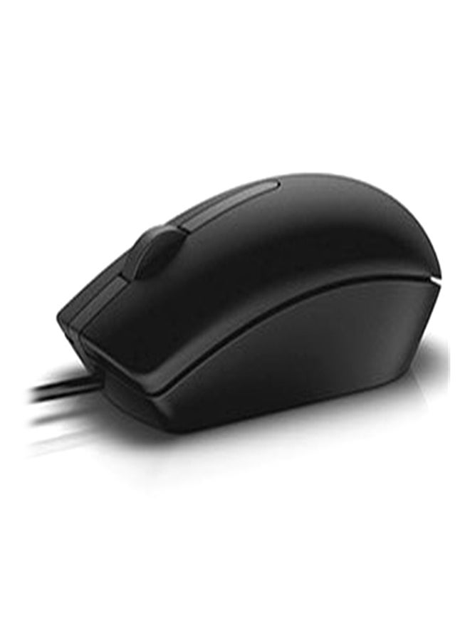 LW - Wired MS116P Scroll Wheel Optical Mouse For Dell Black - Image 1
