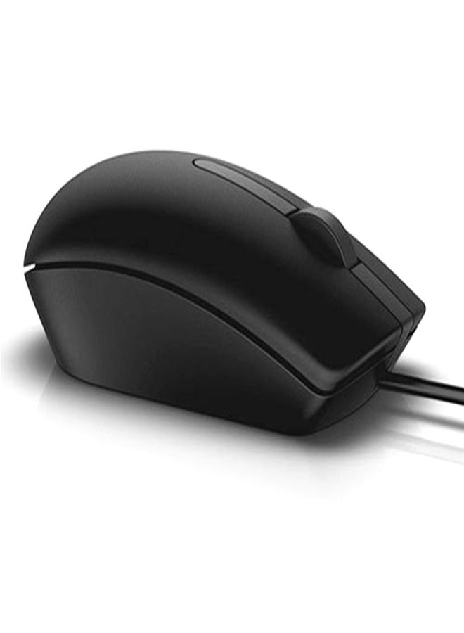 LW - Wired MS116P Scroll Wheel Optical Mouse For Dell Black - Image 1