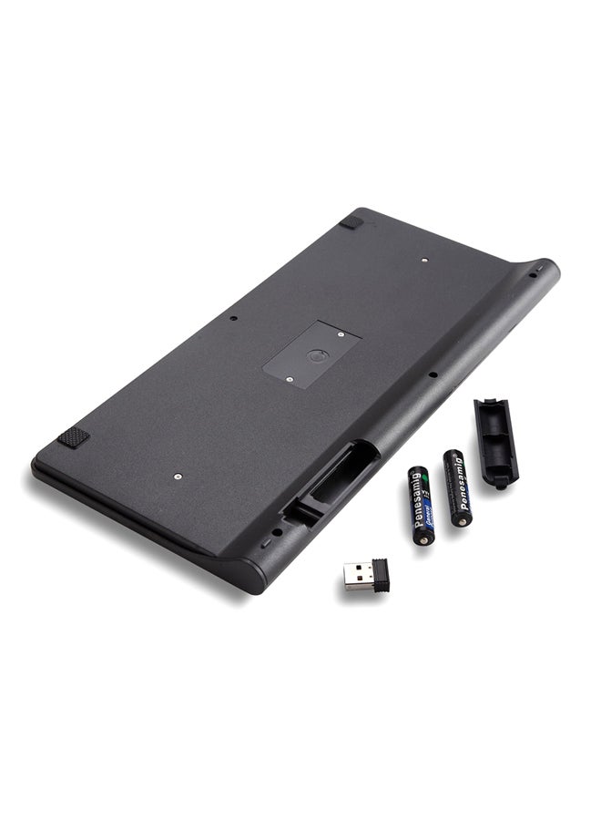 LW Ultra Slim Wireless Keyboard And Mouse Set Black - Image 3