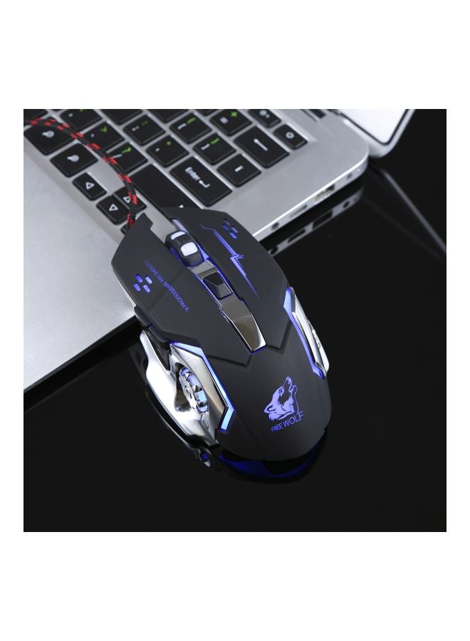 Professional LED Wired Gaming Mouse Black/Silver/Orange - v1564988437/N28863652A_4