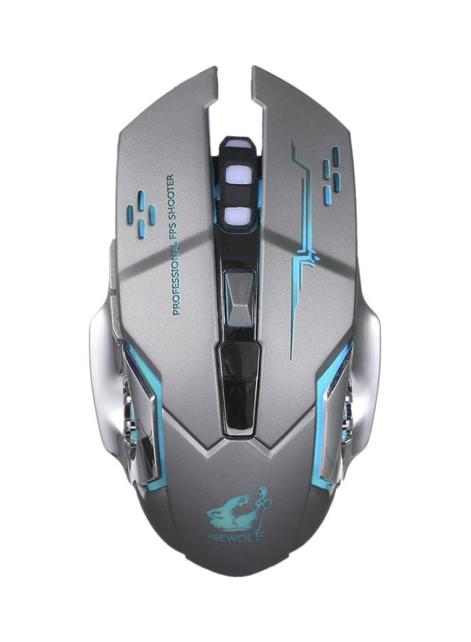 Professional Wired Optical Gaming Mouse Grey/Black/Blue - v1564988442/N28863667A_1