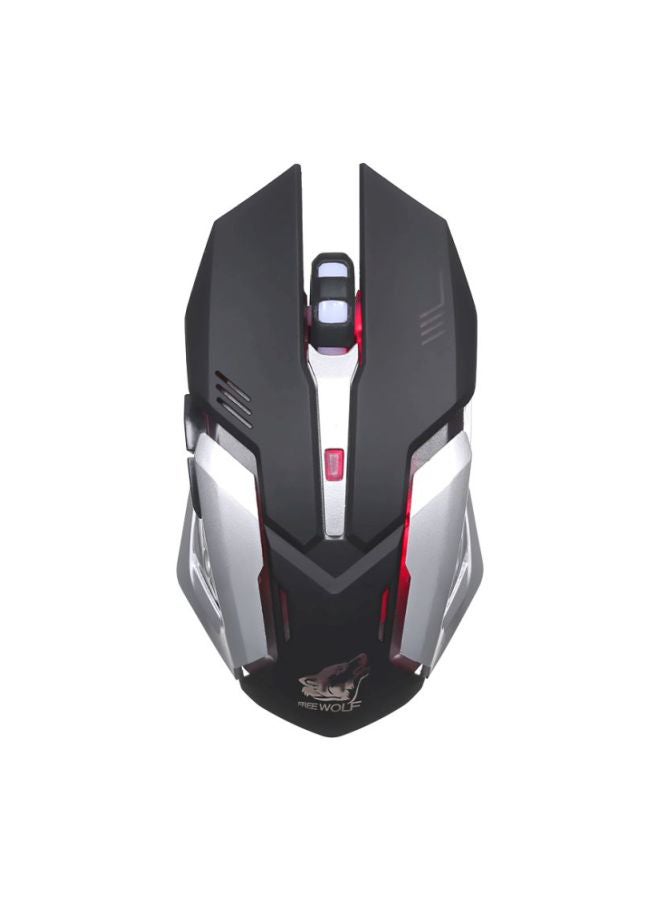 Wireless Gaming Mouse With Programmable Buttons Black/Silver/Red - v1564988448/N28863680A_1