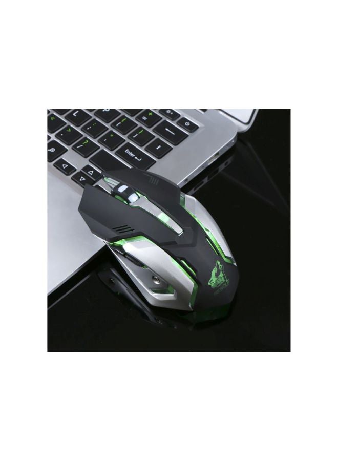 Wireless Gaming Mouse With Programmable Buttons Black/Silver/Red - v1564988452/N28863680A_2