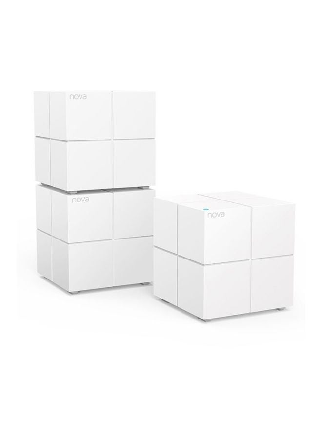 Tenda 3-Piece Dual-Band Through-Wall Router White  - Image 2