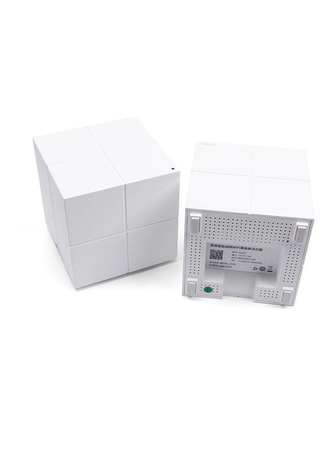 Tenda 3-Piece Dual-Band Through-Wall Router White  - Image 4