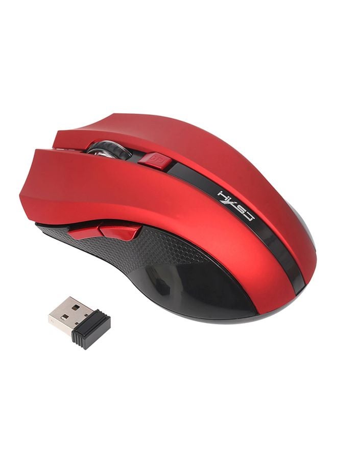 HXSJ - C367 Wireless Gaming Mouse Red/Black - Image 1