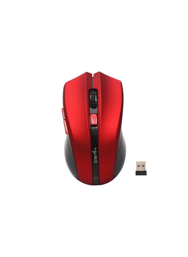 HXSJ - C367 Wireless Gaming Mouse Red/Black - Image 1