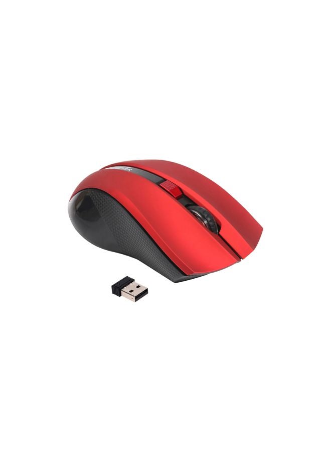 HXSJ - C367 Wireless Gaming Mouse Red/Black - Image 1