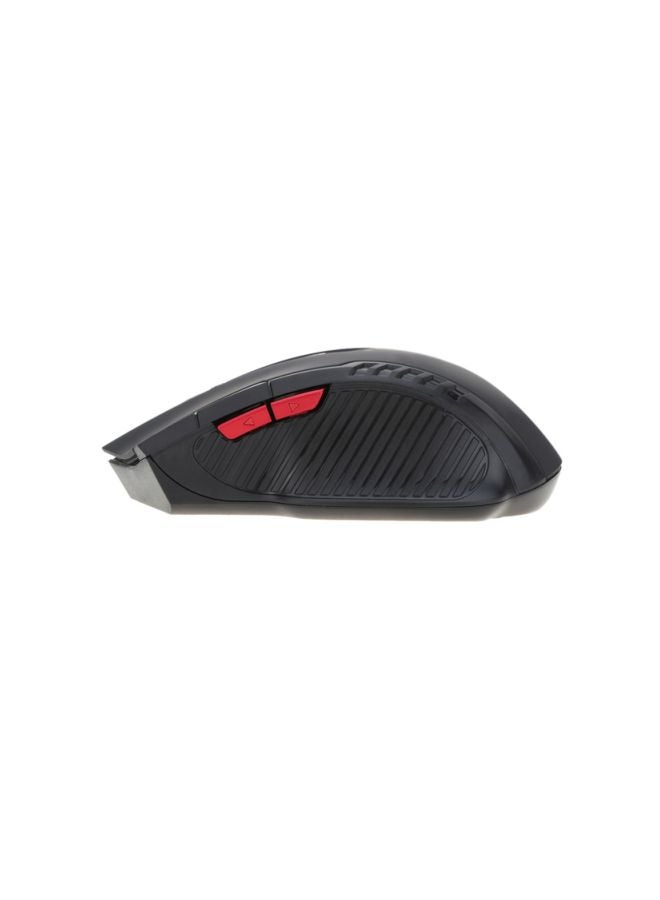 Wireless Optical Gaming Mouse With USB Adapter Black