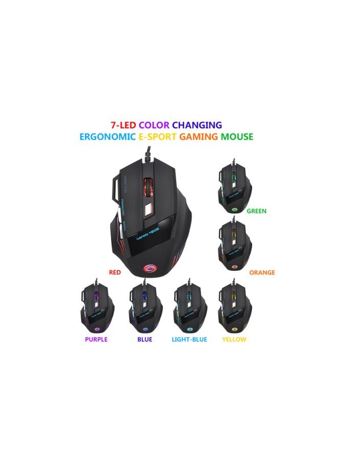 Wired Optical Gaming Mouse Black  - Image 2