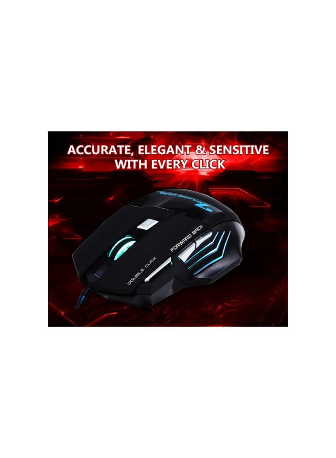 Wired Optical Gaming Mouse Black  - Image 3