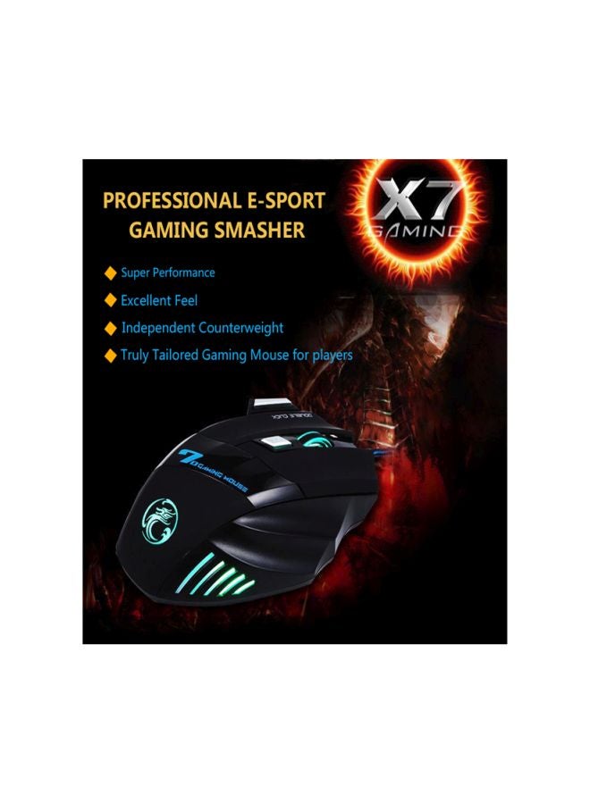 Wired Optical Gaming Mouse Black  - Image 4