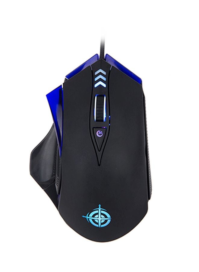 Magic-Refiner MG5 USB Wired Gaming Mouse Black/Blue  - Image 1
