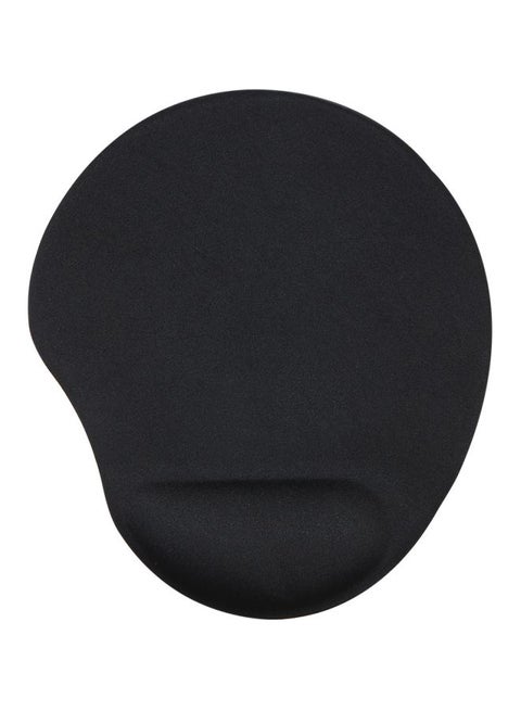 Silicone Mouse Pad With Wrist Support Black