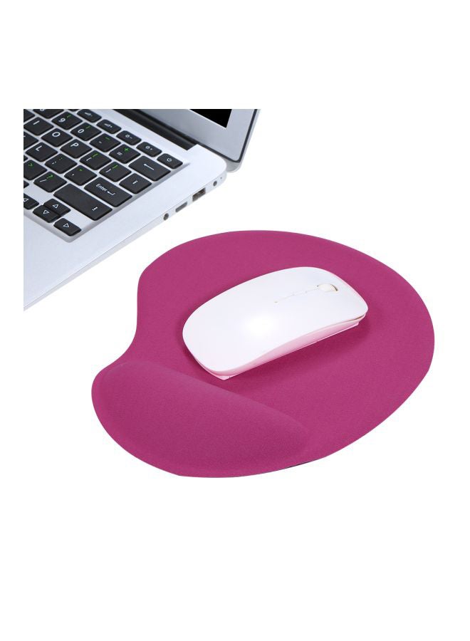 Silicone Wrist Support Mouse Pad Rose Red - Image 2